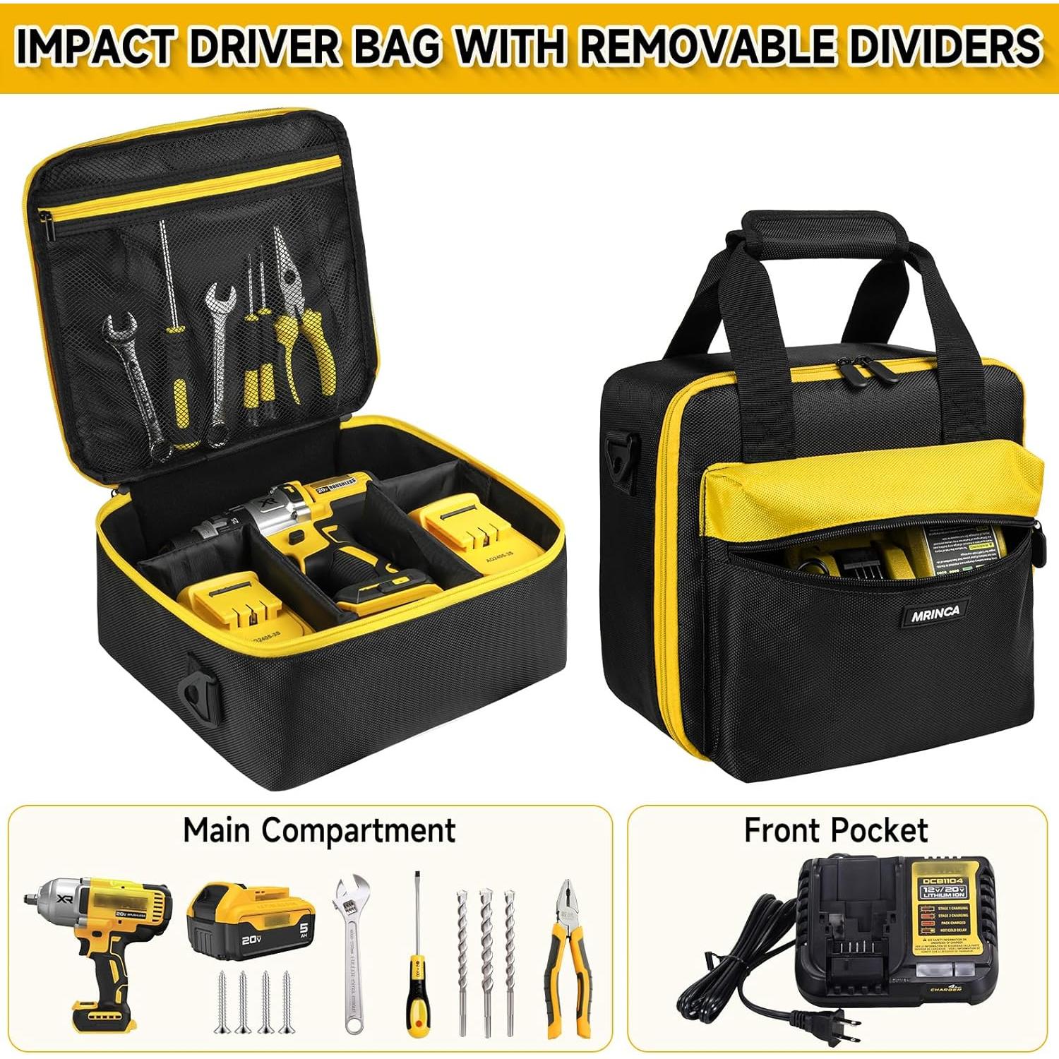 Funda para Destornillador de Impacto MRINCA 26.9x17.8cm