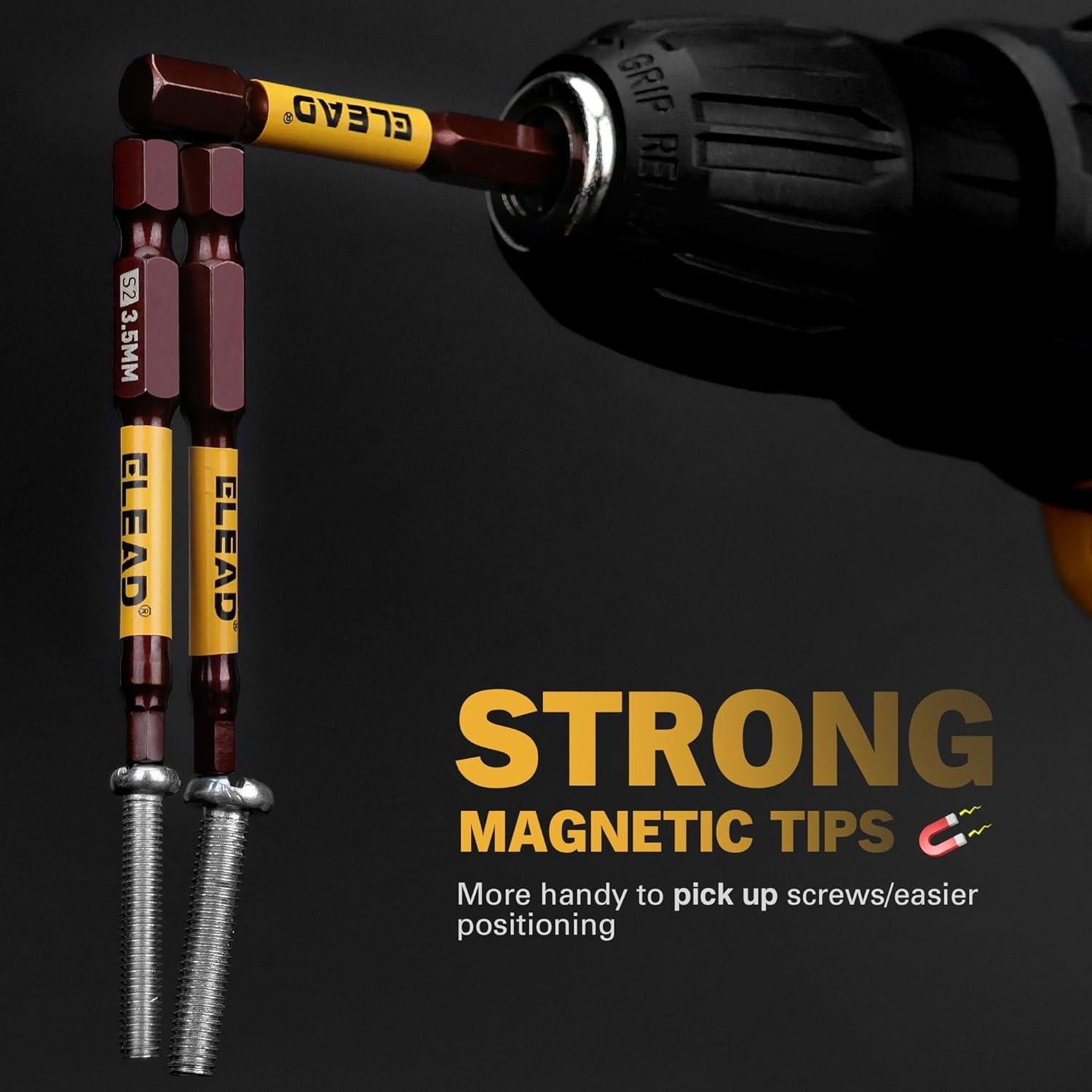 Juego de Brocas Hexagonales Allen ELEAD 21PCS Métrico y SAE