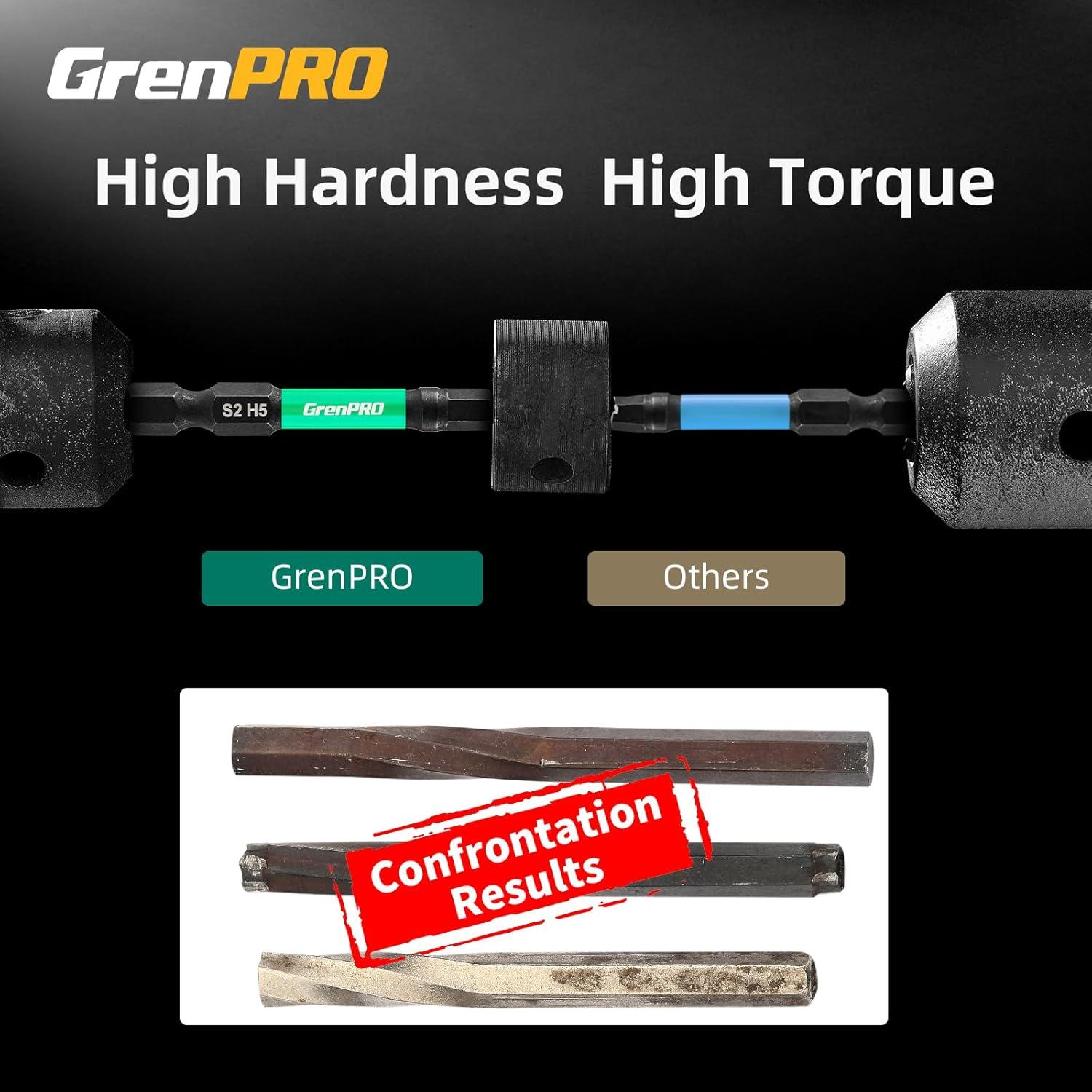 Juego de Puntas Torx 27pcs GRENPRO S2 para Taladro