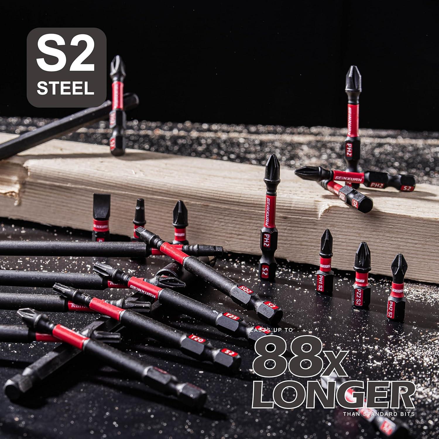 Conjunto de Puntas de Destornillador GEINXURN 46 Piezas