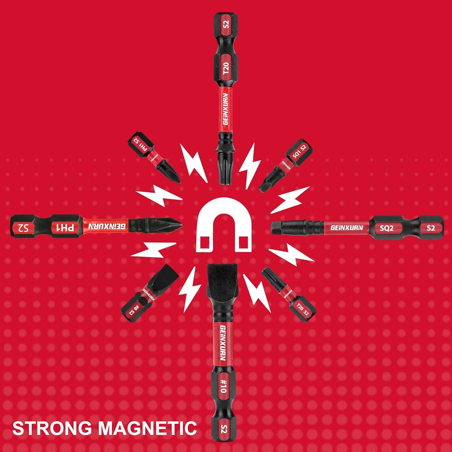Conjunto de Puntas de Destornillador GEINXURN 46 Piezas
