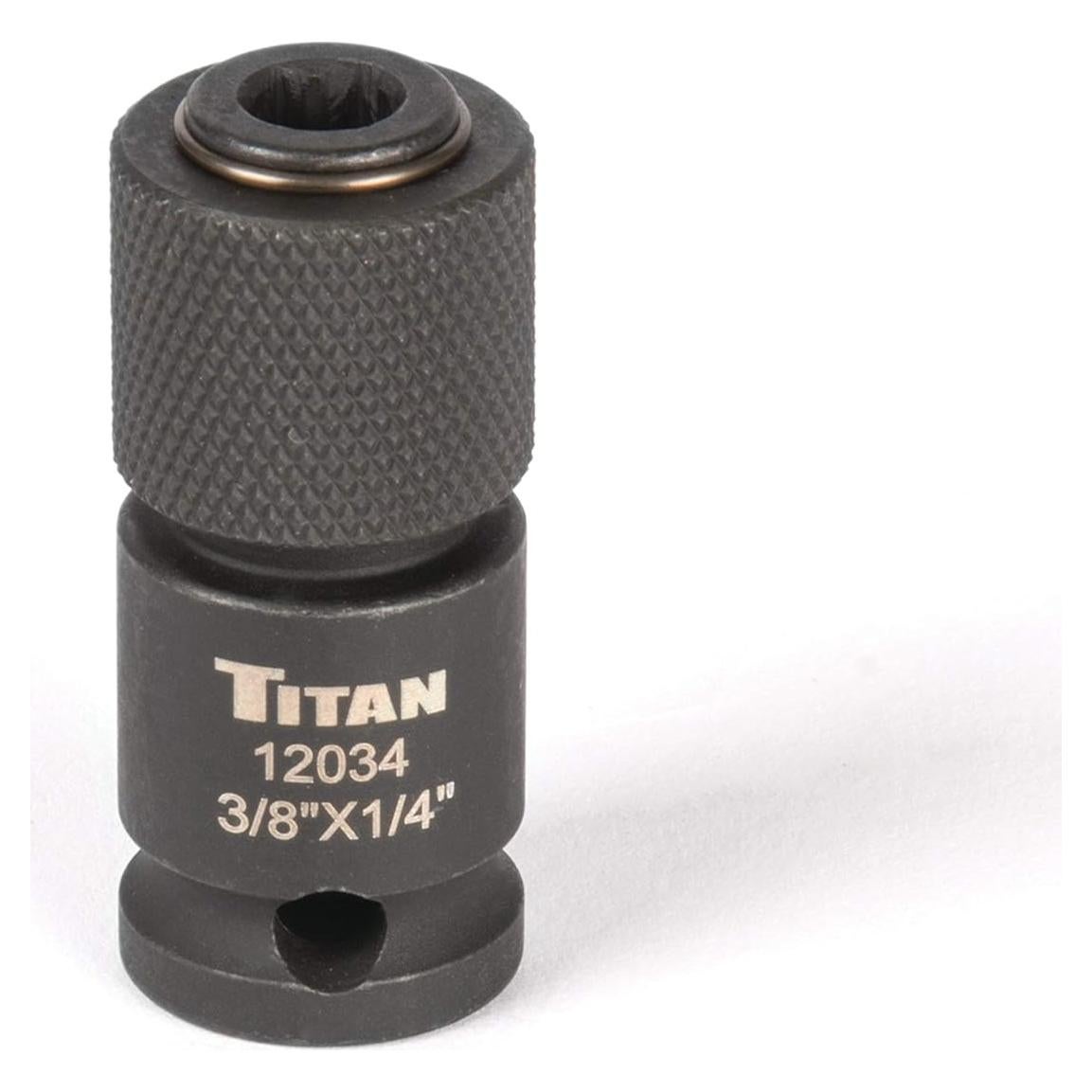 Adaptador de Cambio Rápido Titan 12034 3/8 a 1/4 Hex