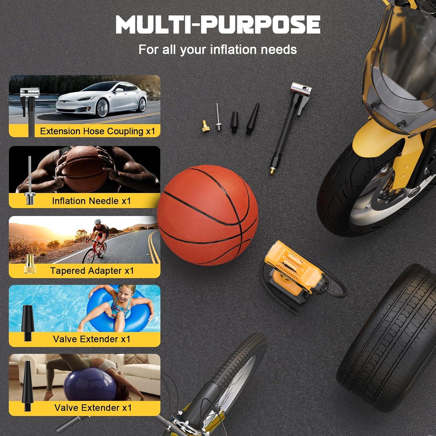 Compresor de Aire LIVOWALNY 20V 160PSI Portátil Inalámbrico