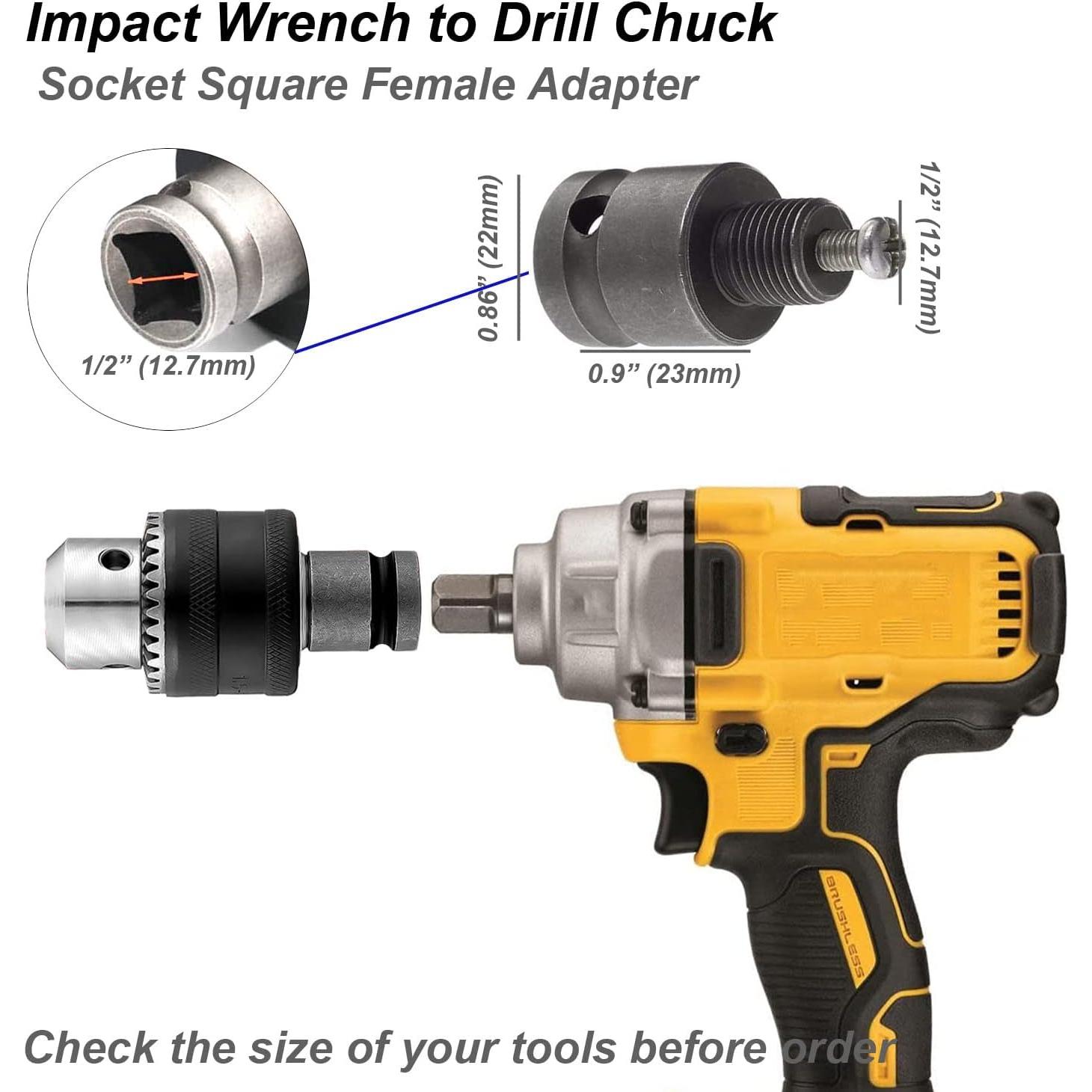 Mandril de Perforación aTourer con 3 Adaptadores Hex/SDS