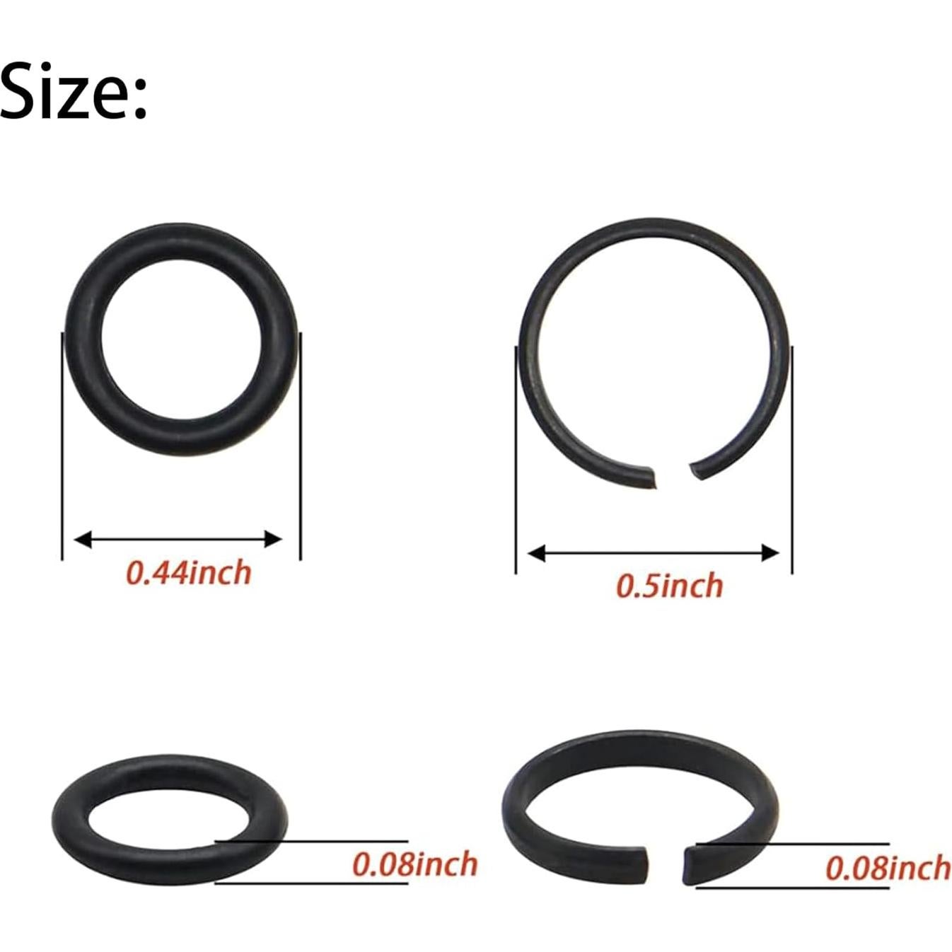 10 Anillos de Retención para Llave de Impacto 1/2" HB-Parts