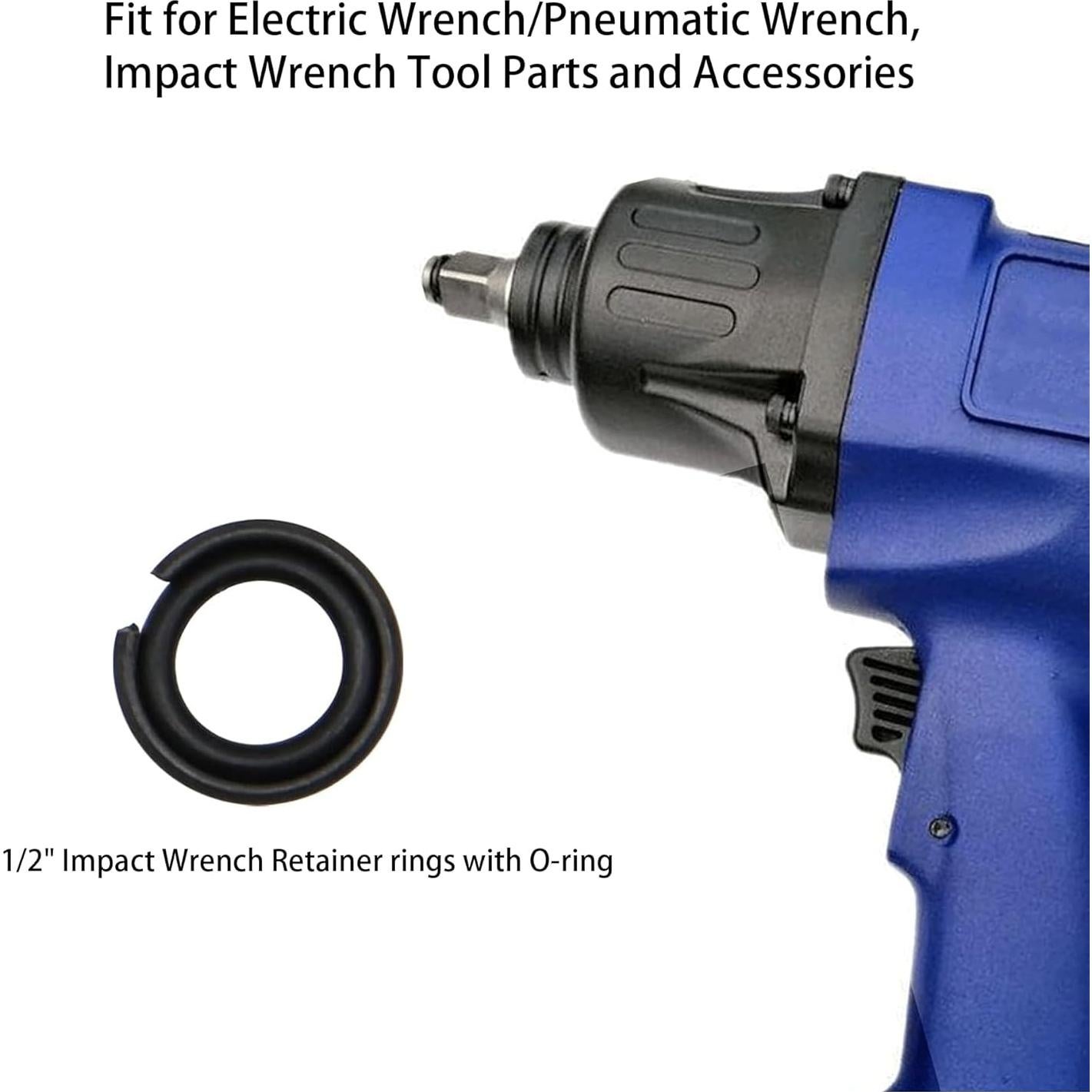 10 Anillos de Retención para Llave de Impacto 1/2" HB-Parts