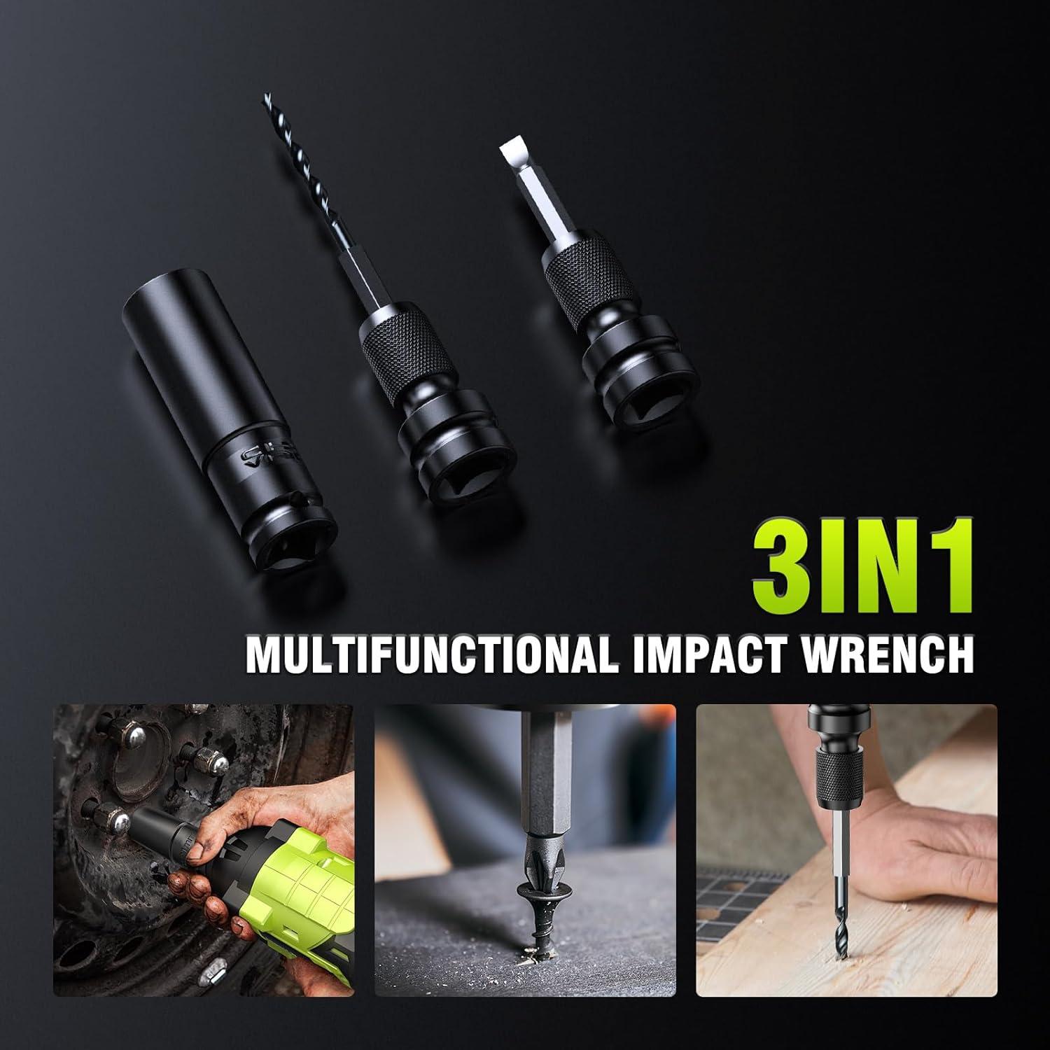 Llave de impacto inalámbrica Robustrue RT550B 550N.m 21V