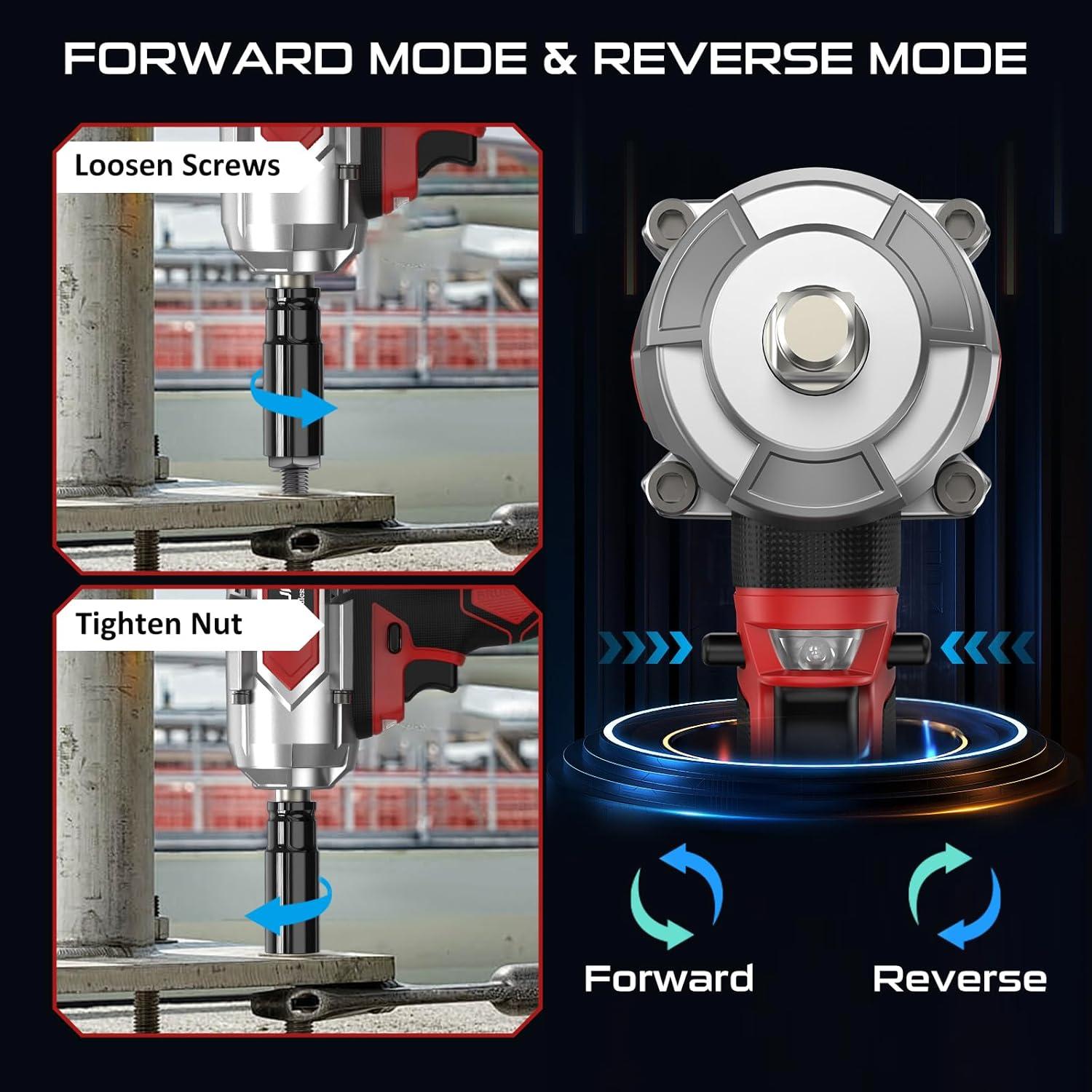 Llave de impacto inalámbrica SundpeyPRO 1300Nm 21V 2 baterías