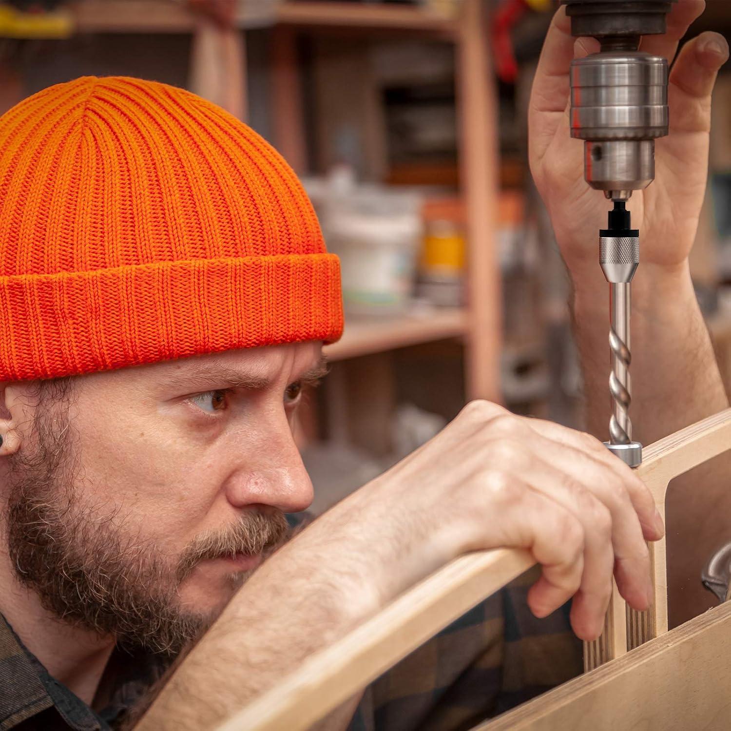 Adaptador de Broca Sin Llave Honoson 1/4" Hexagonal 2 Piezas