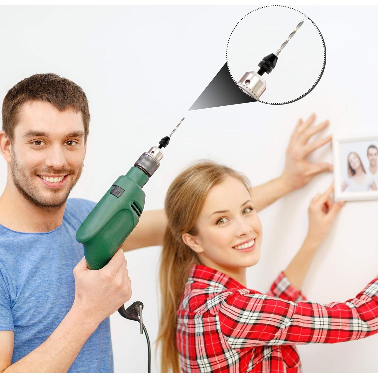 Adaptador de Broca Sin Llave Honoson 1/4" Hexagonal 2 Piezas