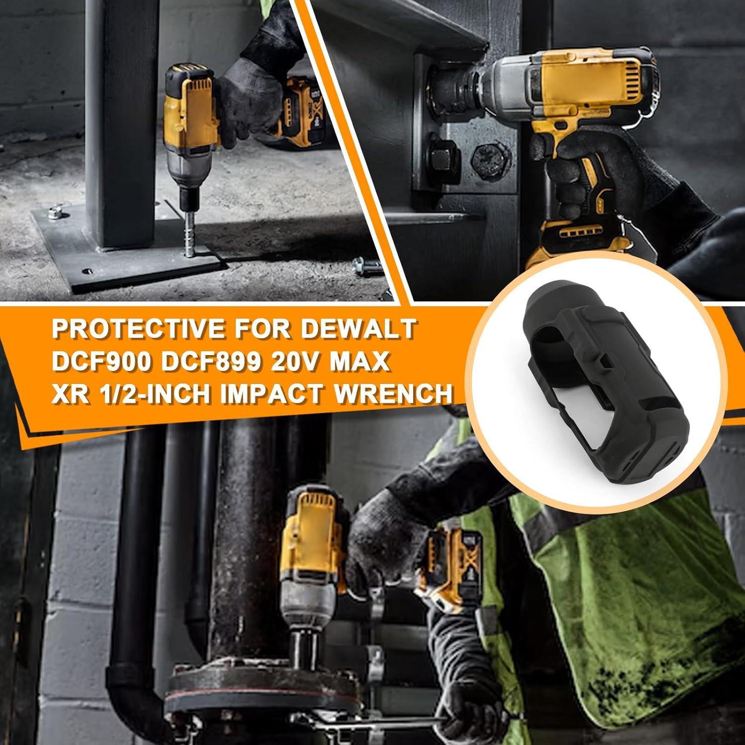 Bota Protectora N918391 DEWALT para Llave de Impacto 20V Max