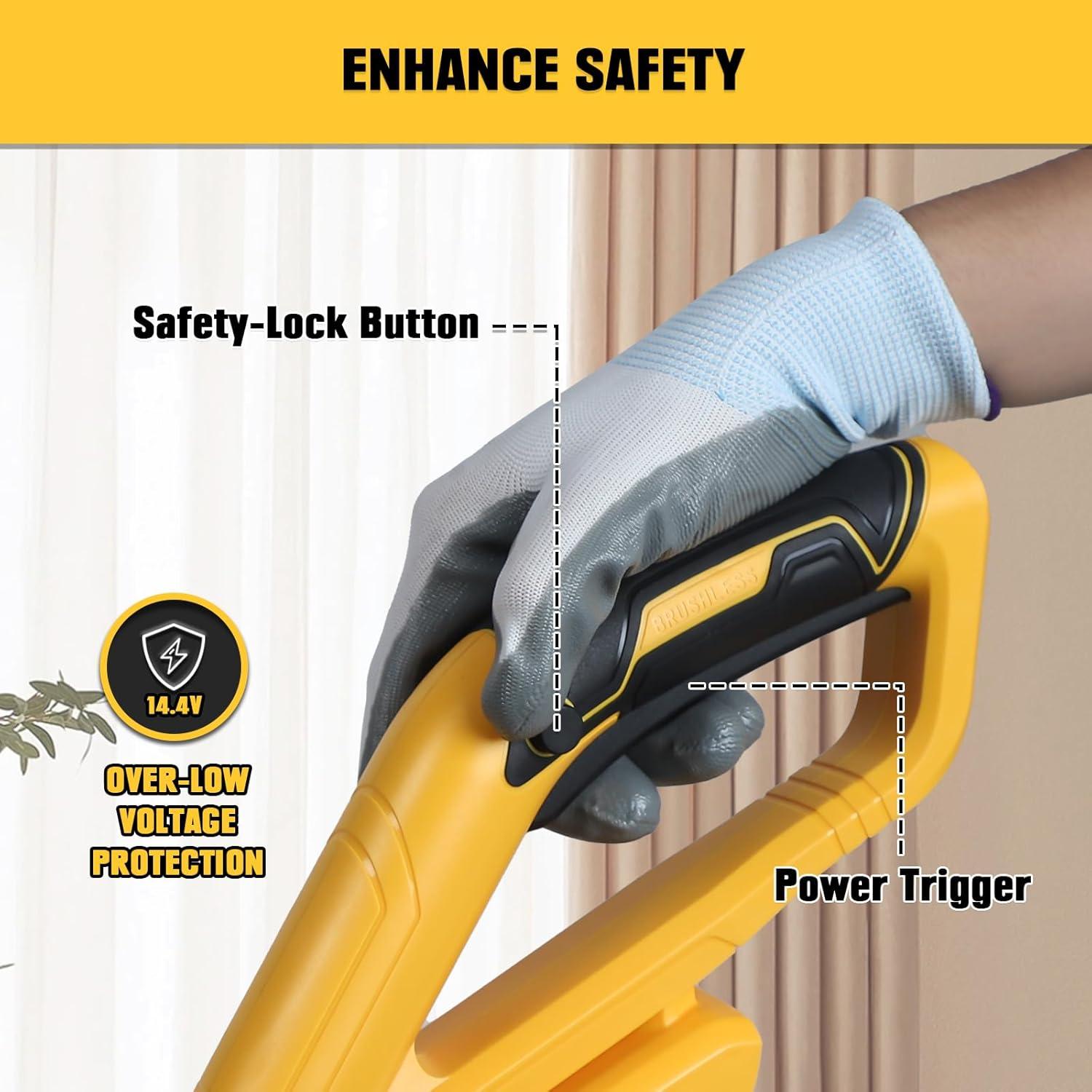 Cepillo Eléctrico Mellif MFWW01 700RPM Mango Telescópico