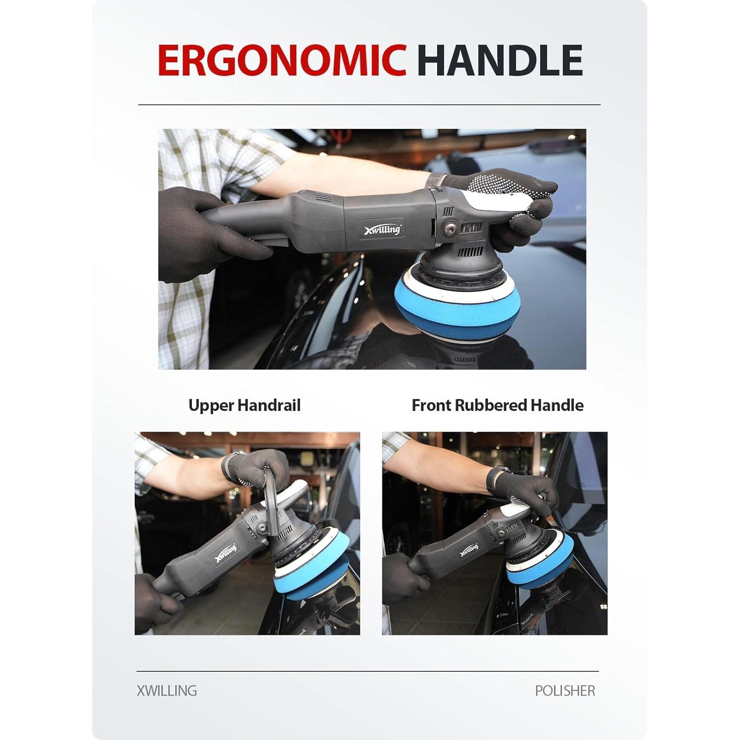 Pulidor Orbital XWILLING 21mm 900W 6 Velocidades Automotriz