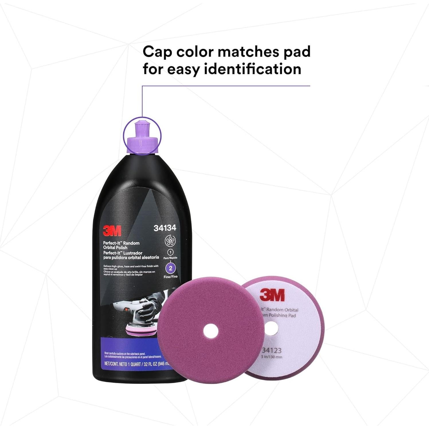 Pulidora Orbital 3M Perfect-It 21mm Automotriz 0,95L