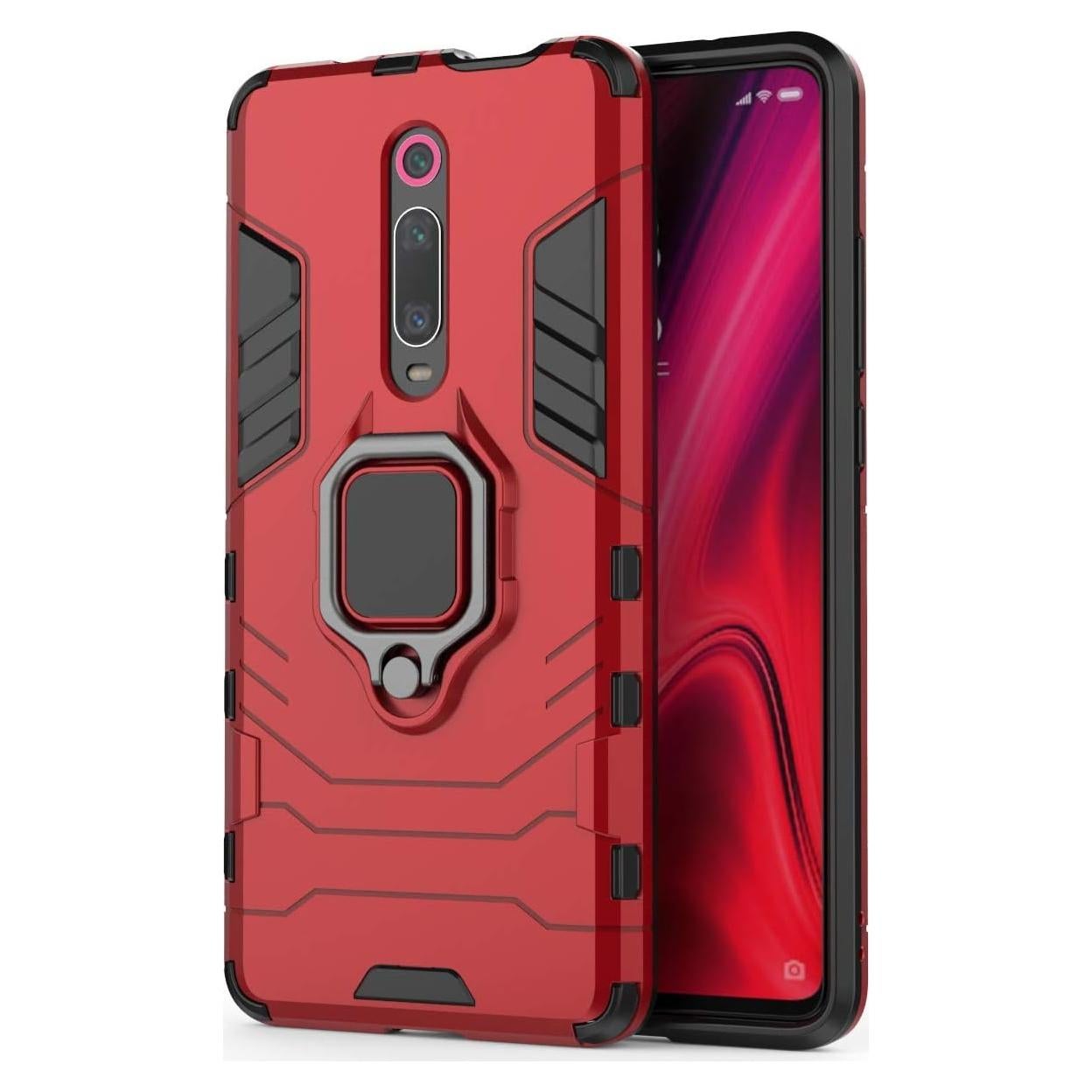 Funda Xiaomi Mi 9T Pro con protector y soporte magnético