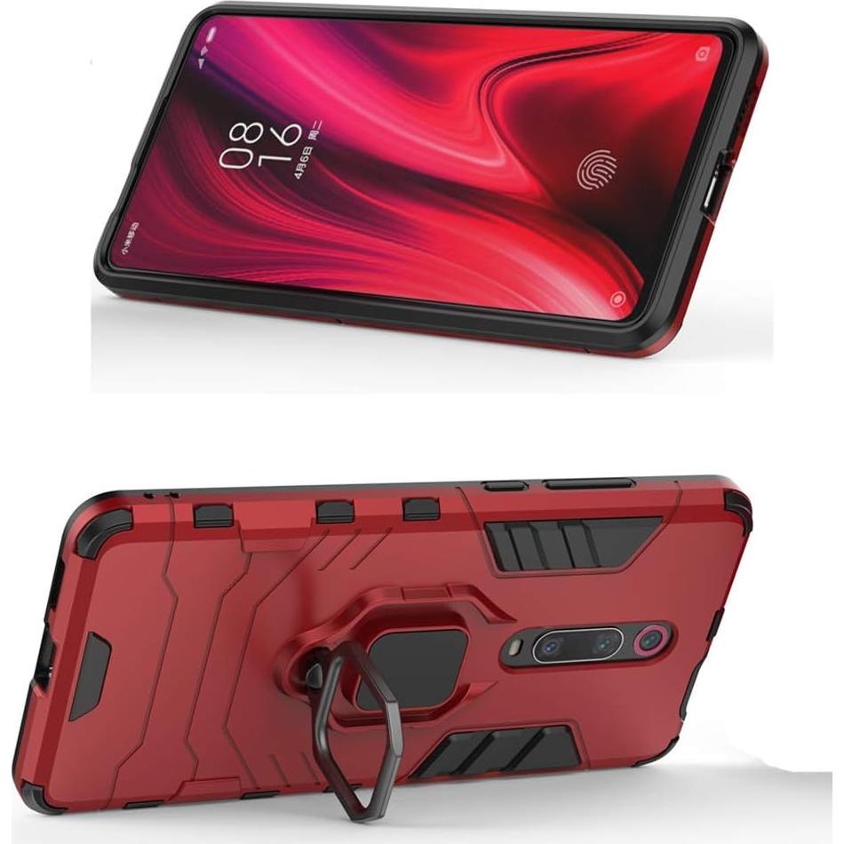 Funda Xiaomi Mi 9T Pro con protector y soporte magnético