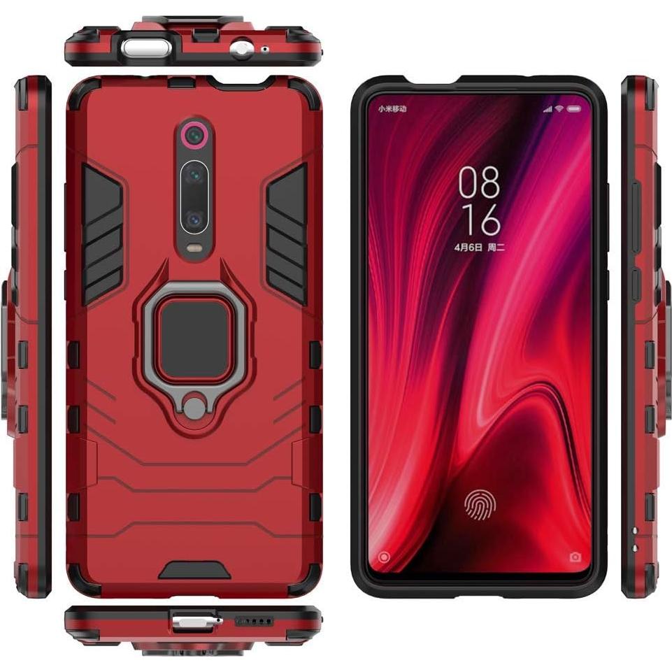 Funda Xiaomi Mi 9T Pro con protector y soporte magnético