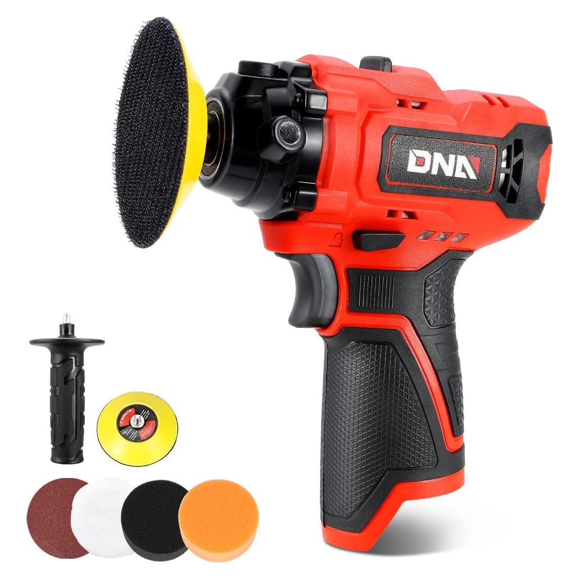 Pulidora Inalámbrica DNA 12V 2 Velocidades Color Rojo