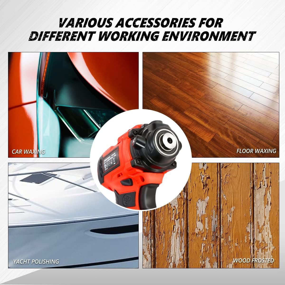 Pulidora Inalámbrica DNA 12V 2 Velocidades Color Rojo