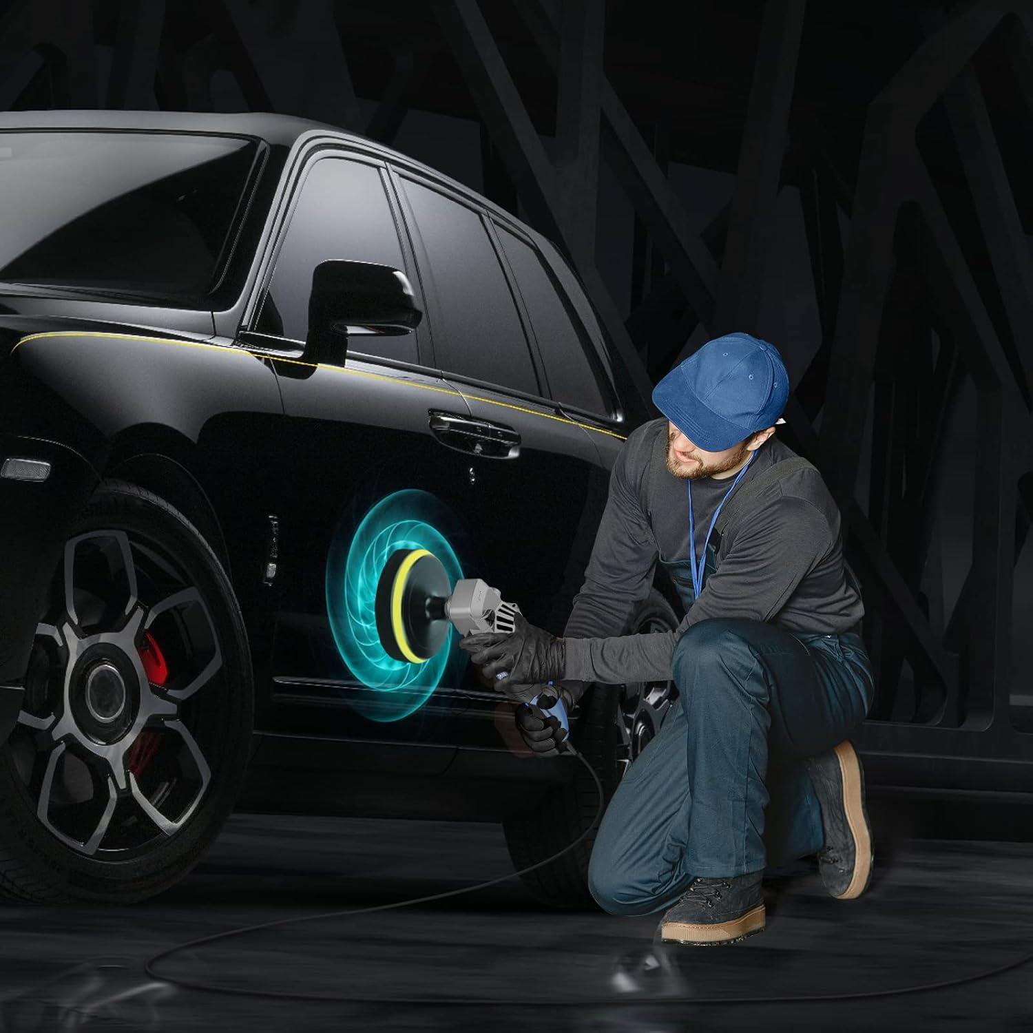 Pulidor RAYBAO 1200W Rotativo 6/7" Velocidad 1600-3500RPM