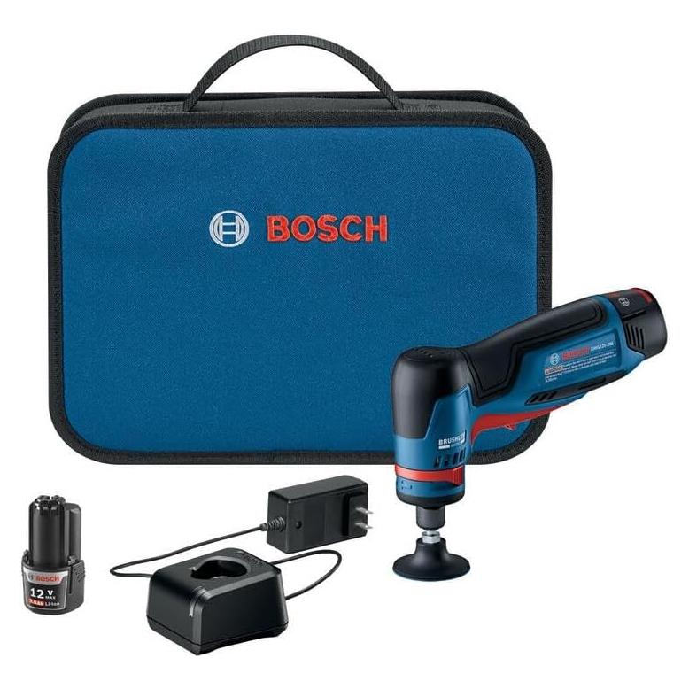 Esmeriladora de Ángulo Recto BOSCH GWG12V-20SB23 12V con 2 Baterías