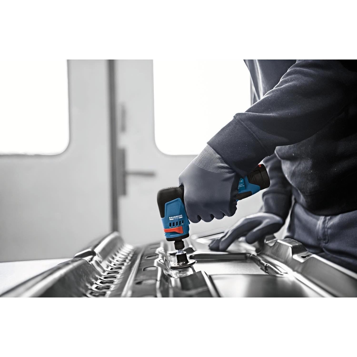 Esmeriladora de Ángulo Recto BOSCH GWG12V-20SB23 12V con 2 Baterías