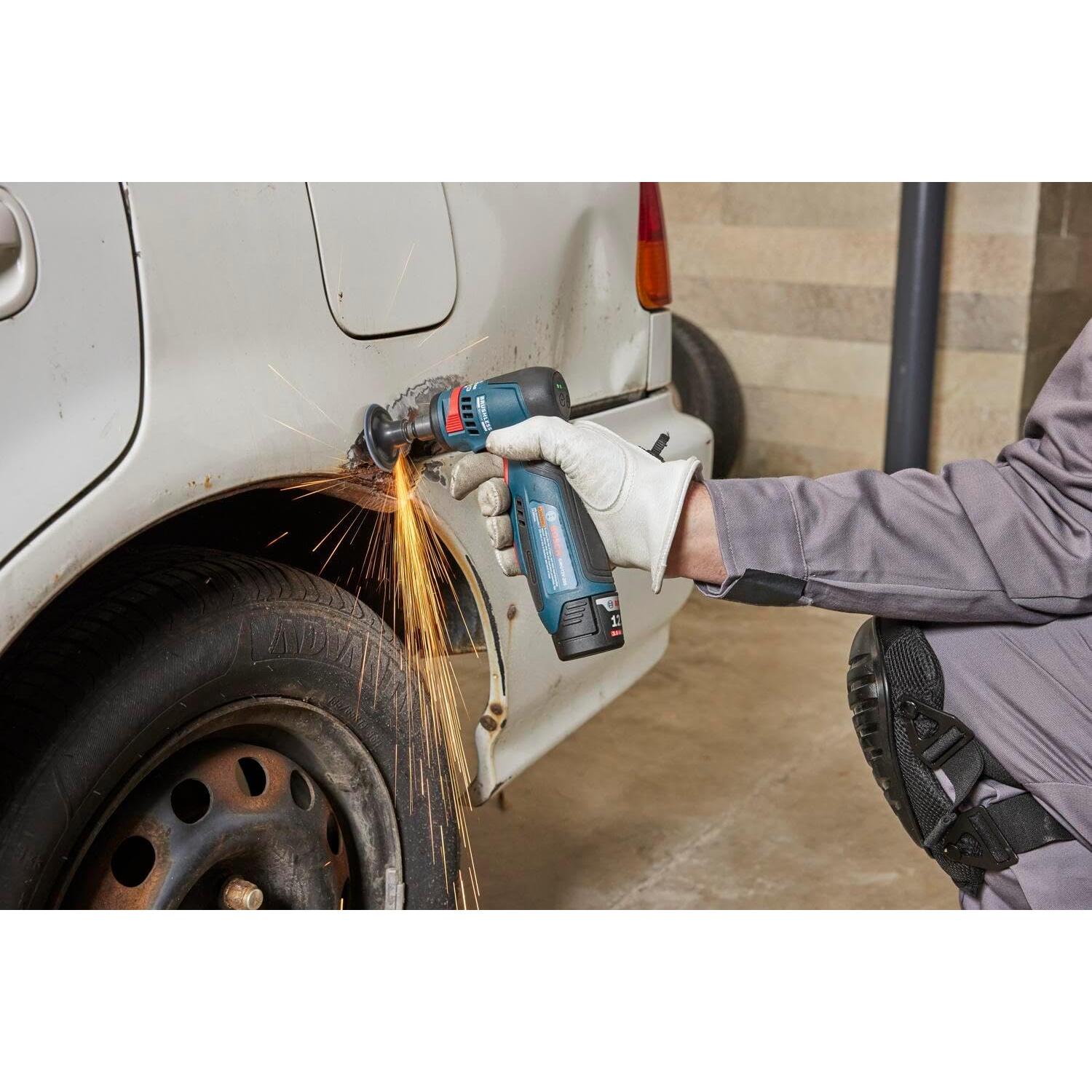 Esmeriladora de Ángulo Recto BOSCH GWG12V-20SB23 12V con 2 Baterías