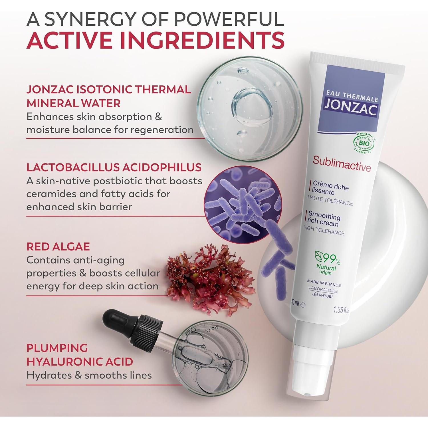 Crema Suavizante Orgánica Anti-Envejecimiento Jonzac 40ml