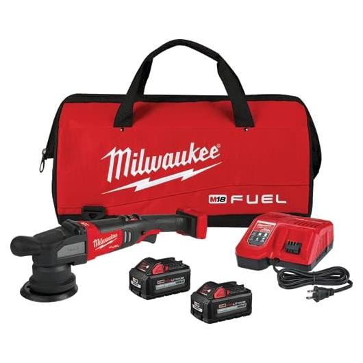 Pulidora Orbital Milwaukee M18 FUEL 15mm Kit 8 Velocidades