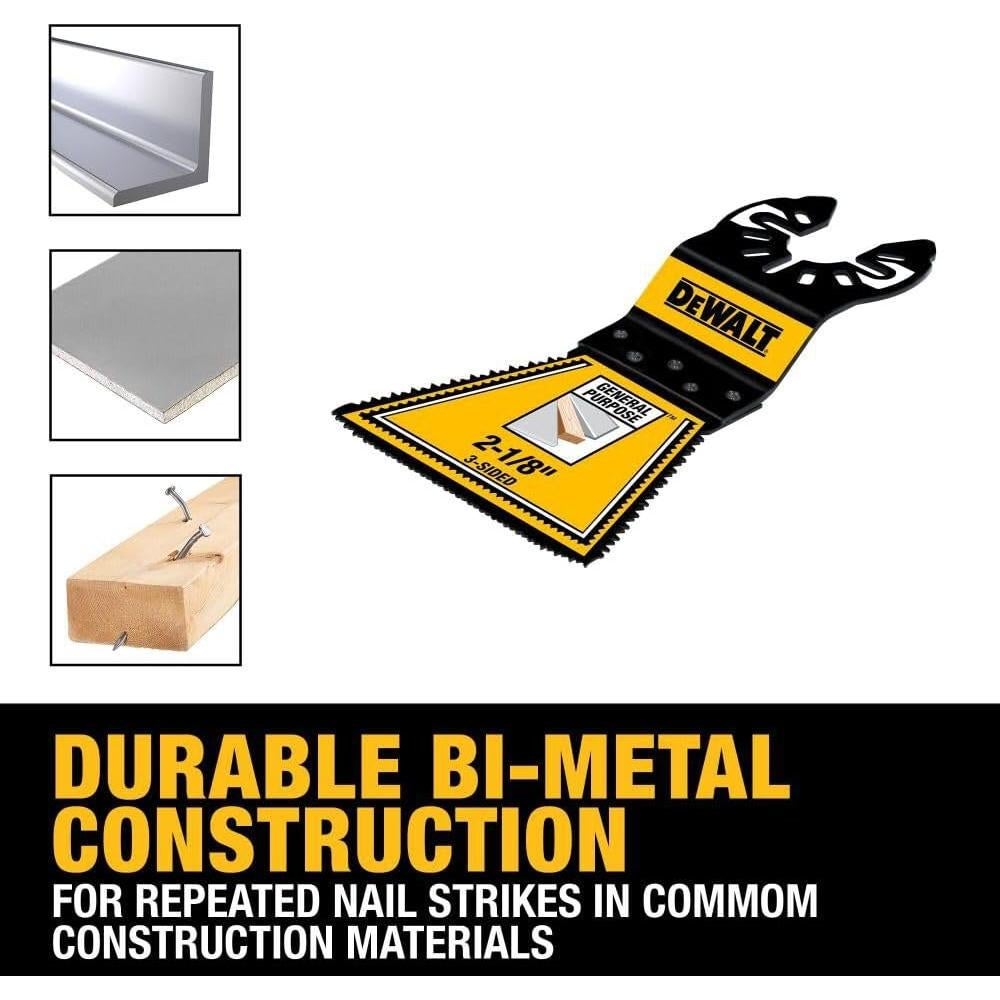 Hoja Oscilante DEWALT DWA4283 54mm 3 Lados para Cortes