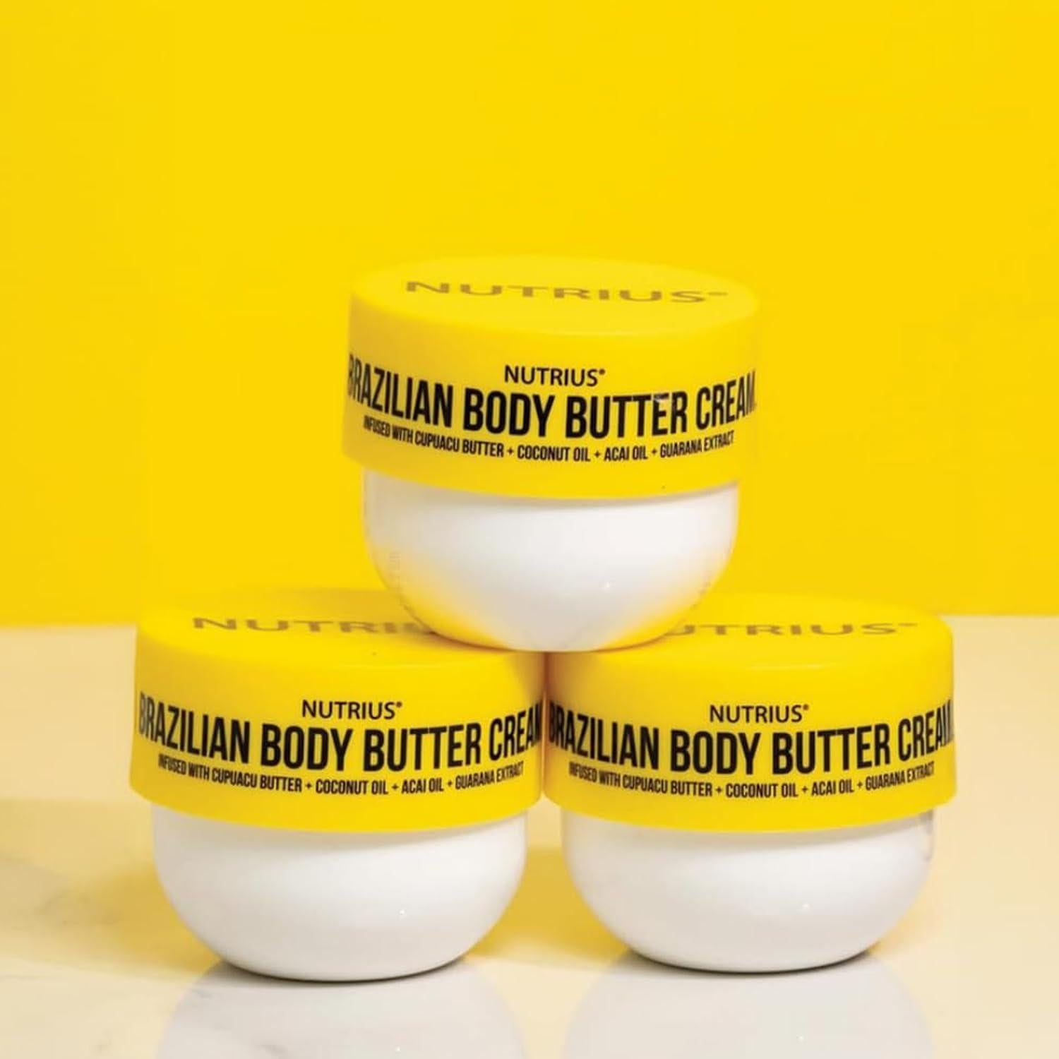 Crema Hidratante Corporal Brasileña 3-Pack - Cupuaçu 355 ml