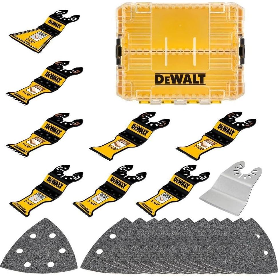 Kit de Herramientas Oscilantes DEWALT 21PC DWA4221GSET