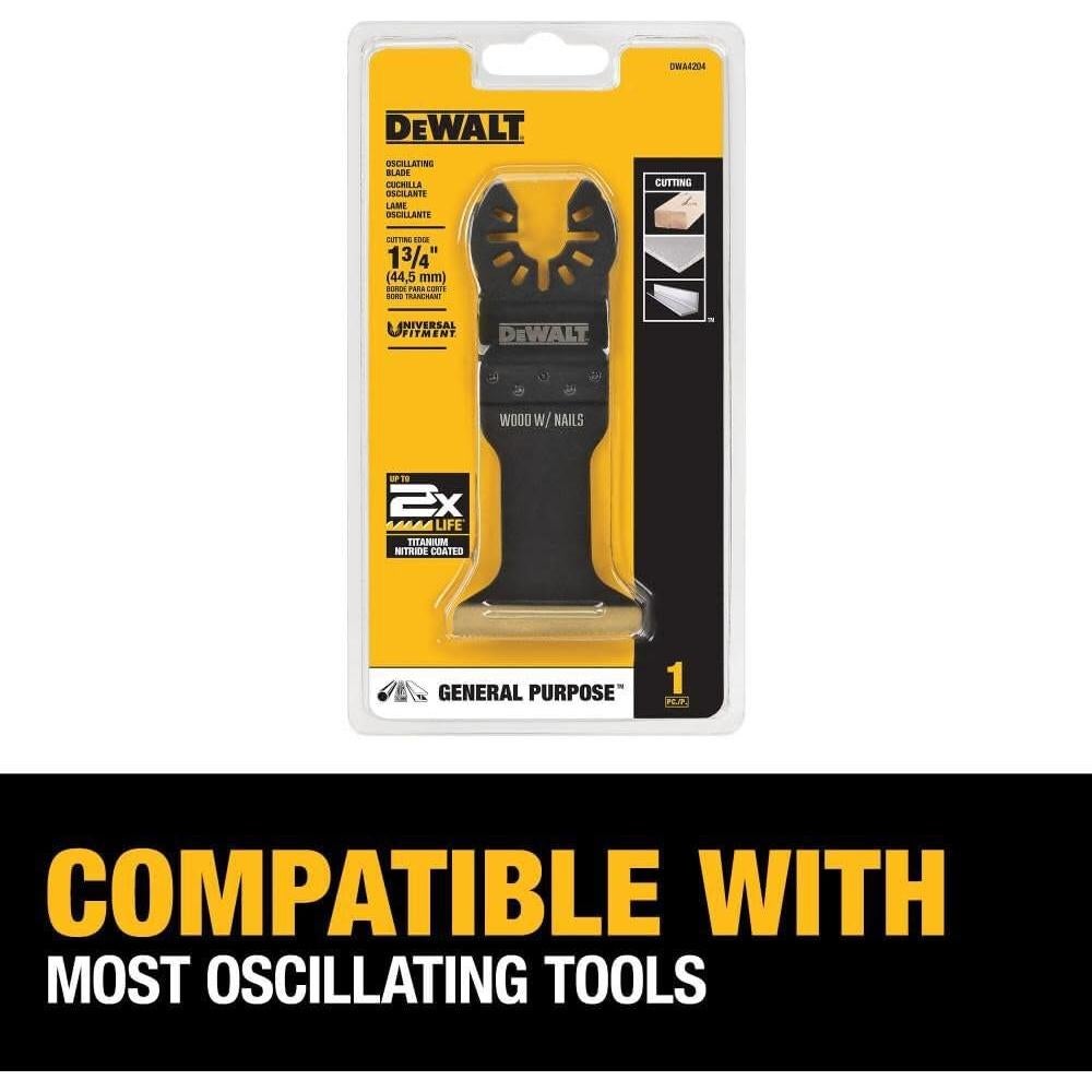 Hoja Oscilante DEWALT DWA4204 para Madera con Clavos 9.66cm