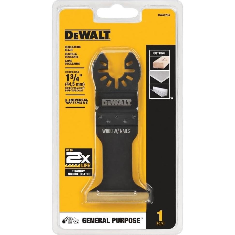 Hoja Oscilante DEWALT DWA4204 para Madera con Clavos 9.66cm