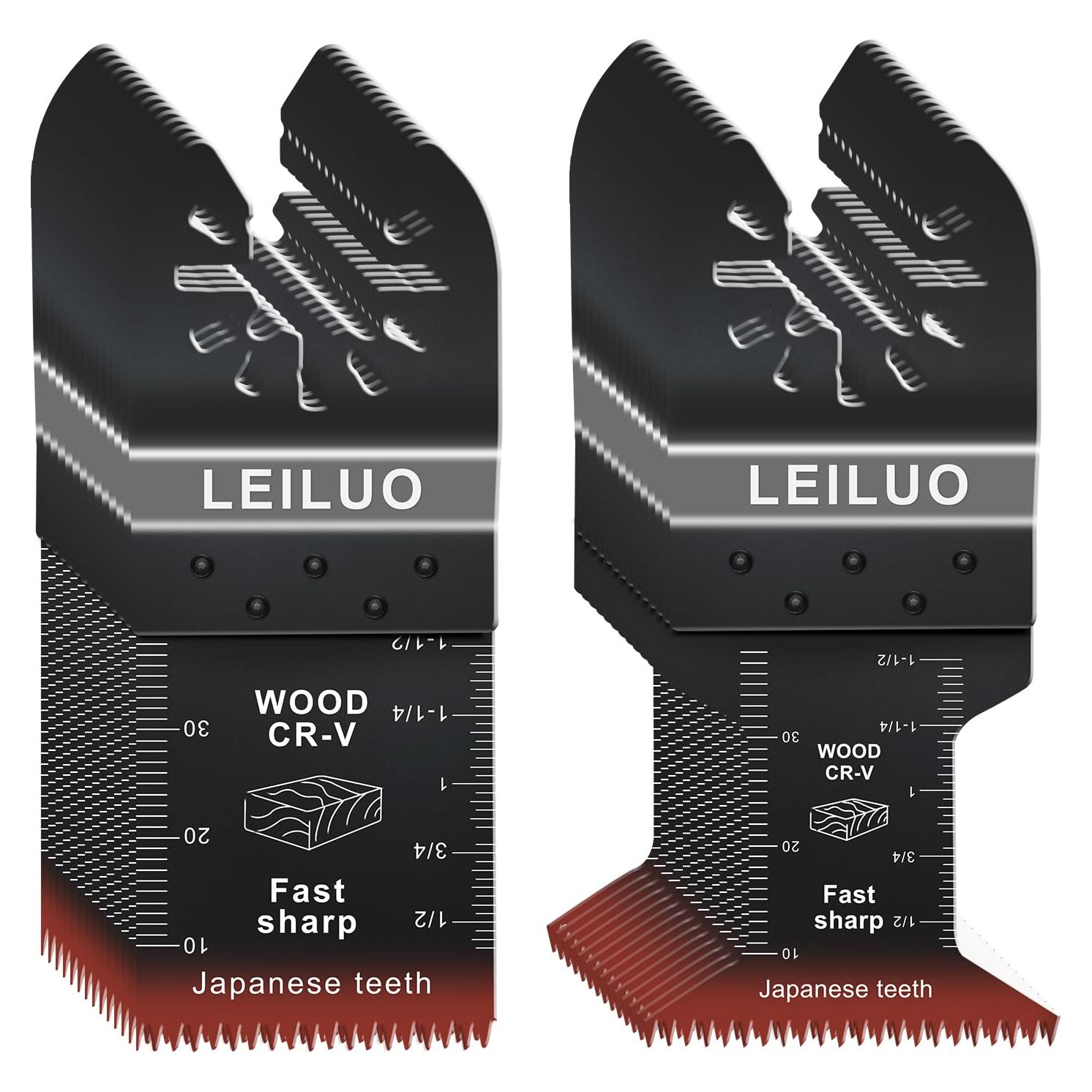 Cuchillas Oscilantes LEILUO 50 Pcs Dientes Japoneses CRV