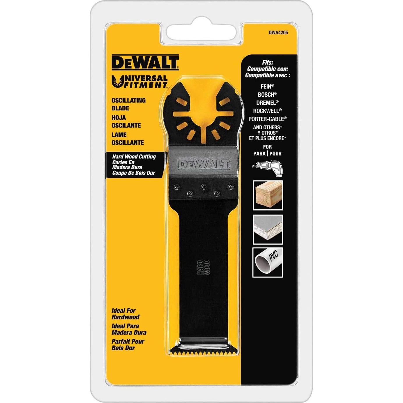 Cuchilla de Madera Oscilante DEWALT DWA4205 6,67 cm