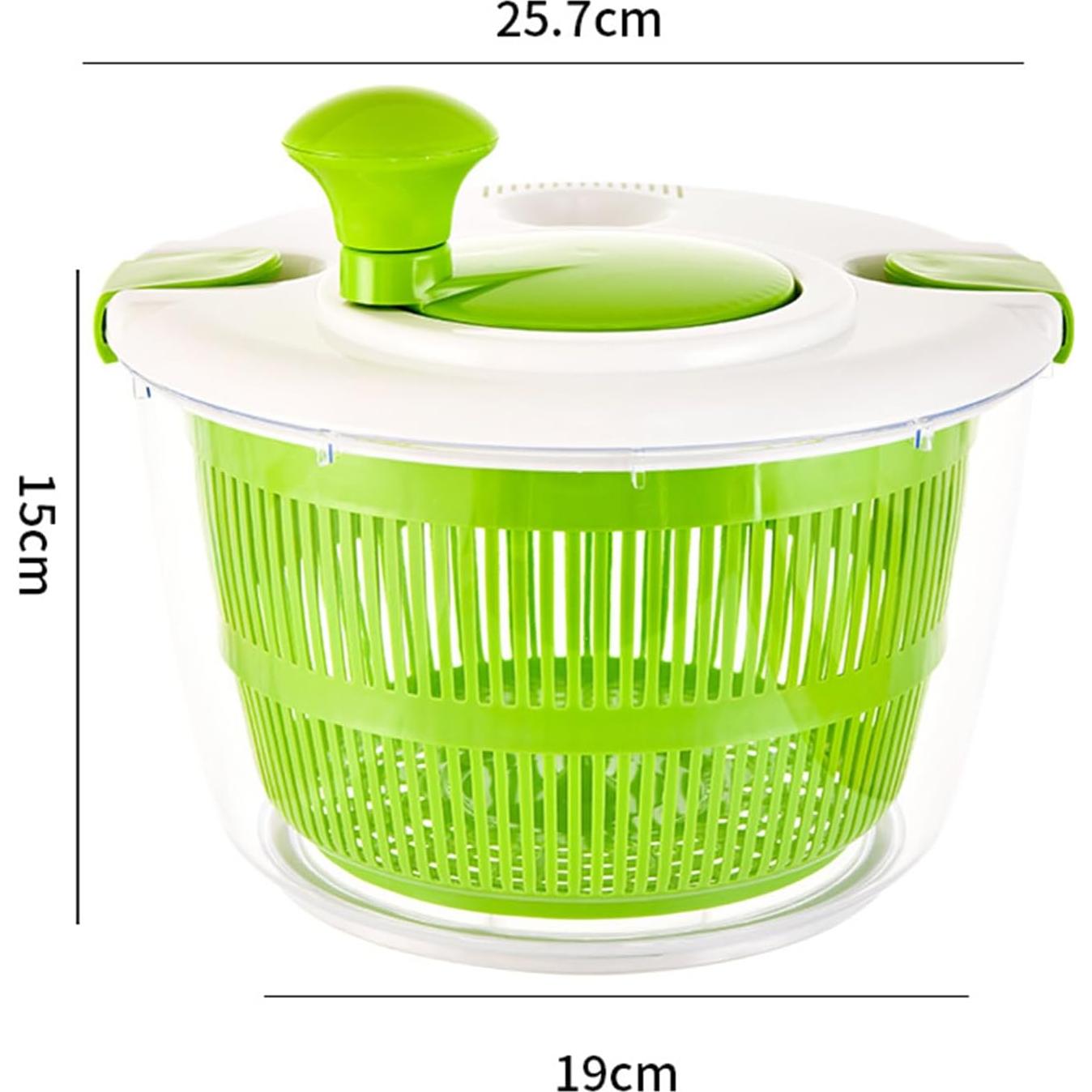 Espiralador de Ensalada XAYCDEHN 5 Cuartos Verde Blanco