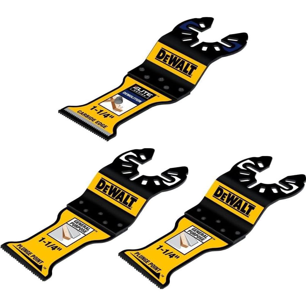 Cuchillas Oscilantes DEWALT DWA4258C-3 para Metal y Madera
