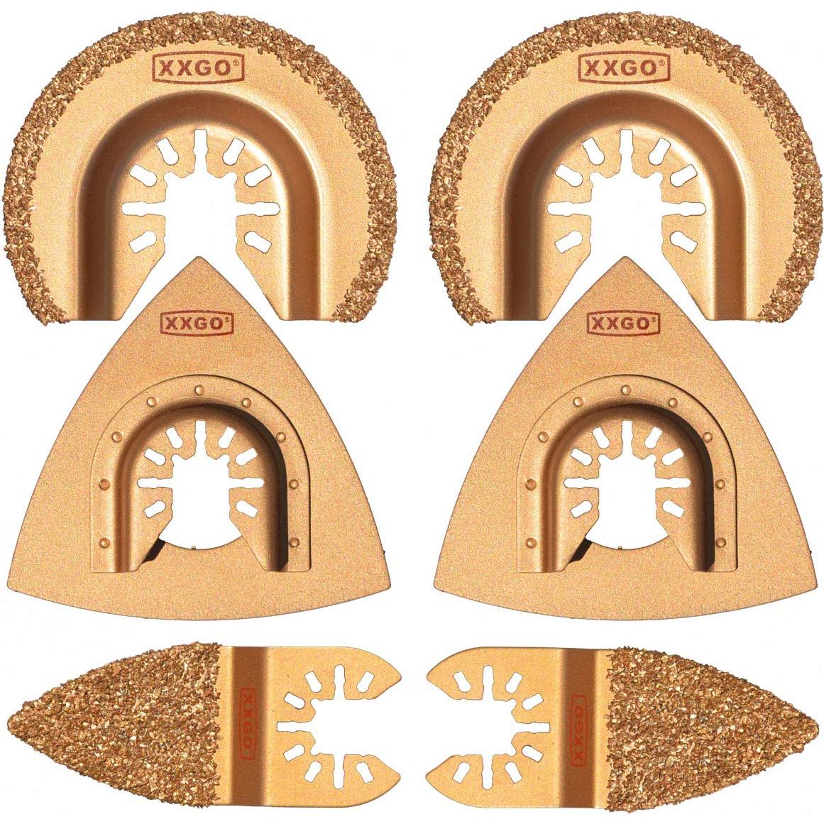 Hojas de Carburo XXGO 6 Pcs para Eliminación de Lechada