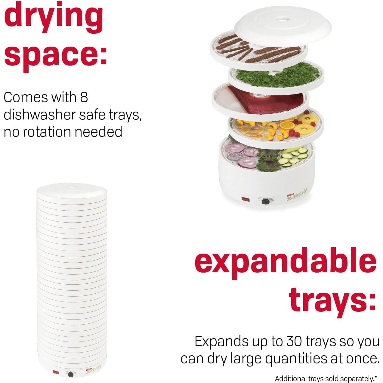 Deshidratador de Alimentos NESCO Gardenmaster Pro 8 Bandejas