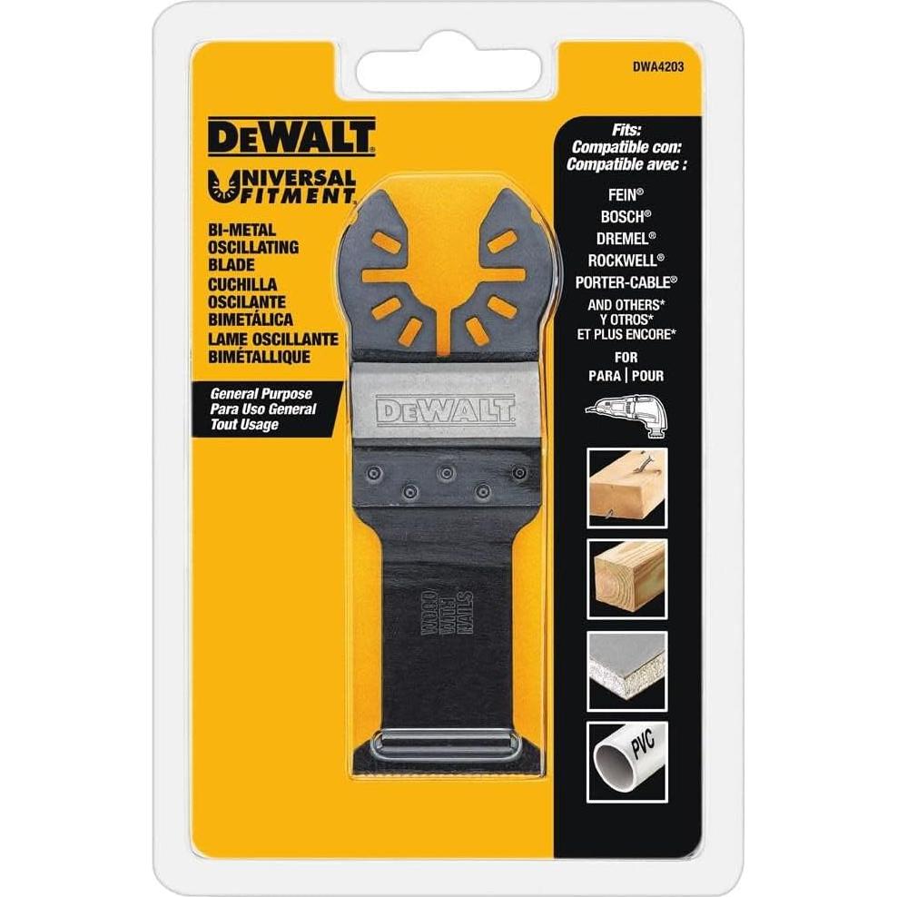 Hoja Oscilante DEWALT DWA4203 para Madera con Clavos