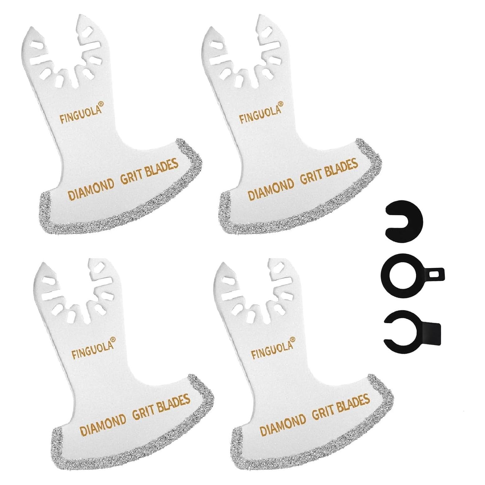 Hojas Oscilantes FINGUOLA para Corte de Azulejos - Juego 4 Pzas