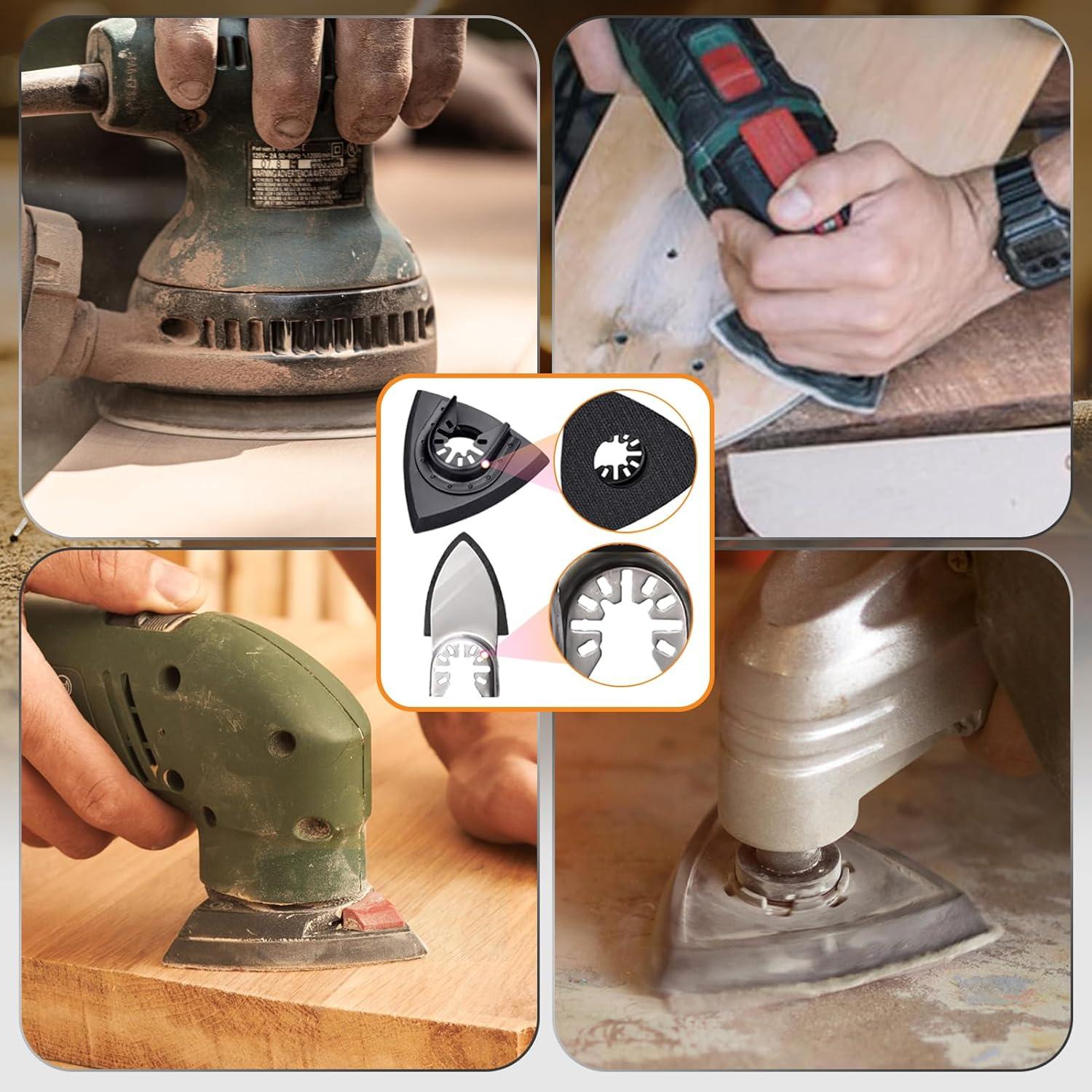 Kit de Lijado 260 Piezas Towbluii para Herramienta Oscilante