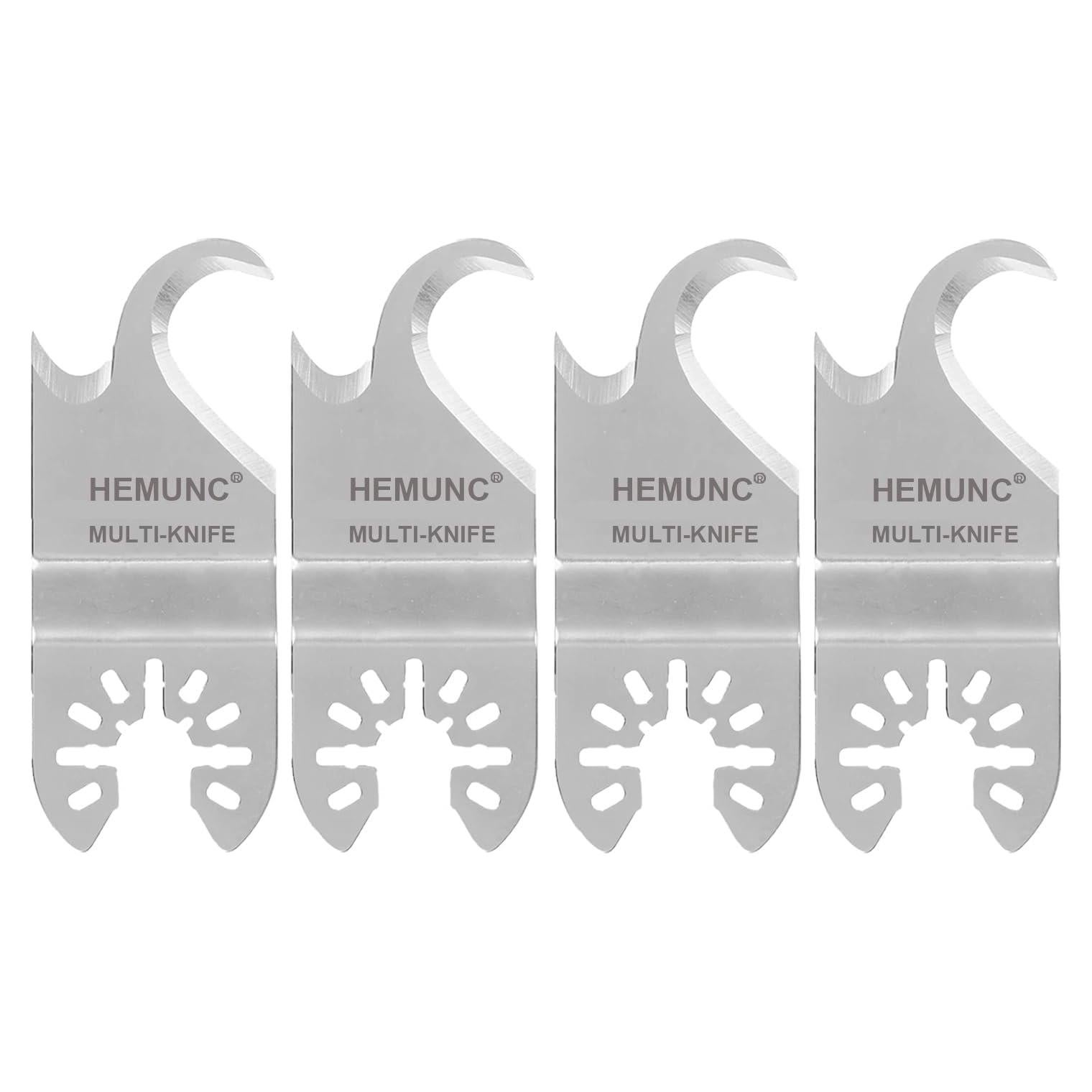 4 Hojas de sierra oscilante HEMUNC para cortar tejas y PVC