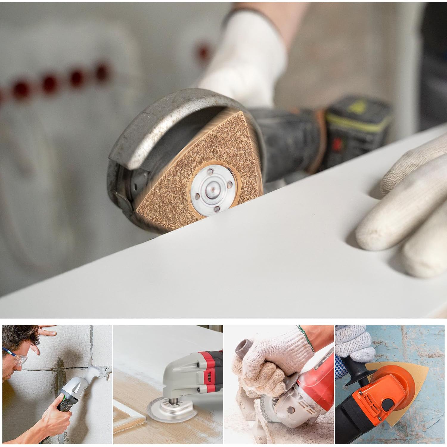 Conjunto de 7 Hojas Oscilantes Ohuhu para Sierra Multiherramienta