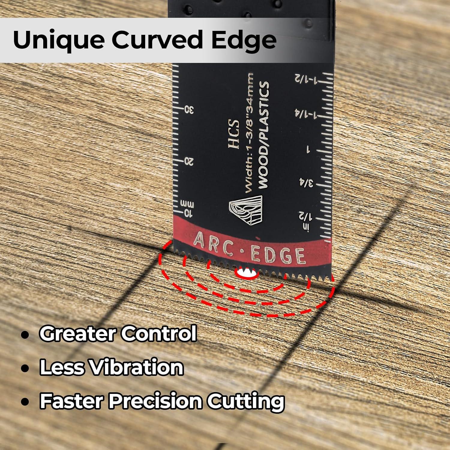 104 Piezas Cuchillas Oscilantes Ohuhu Multifuncional