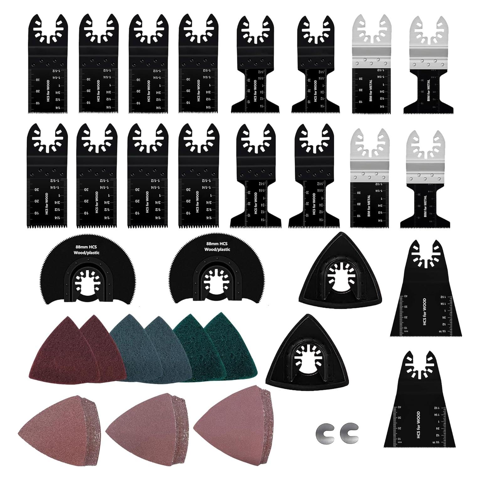 Kit de Hojas Oscilantes VRKET 105 Piezas Universal