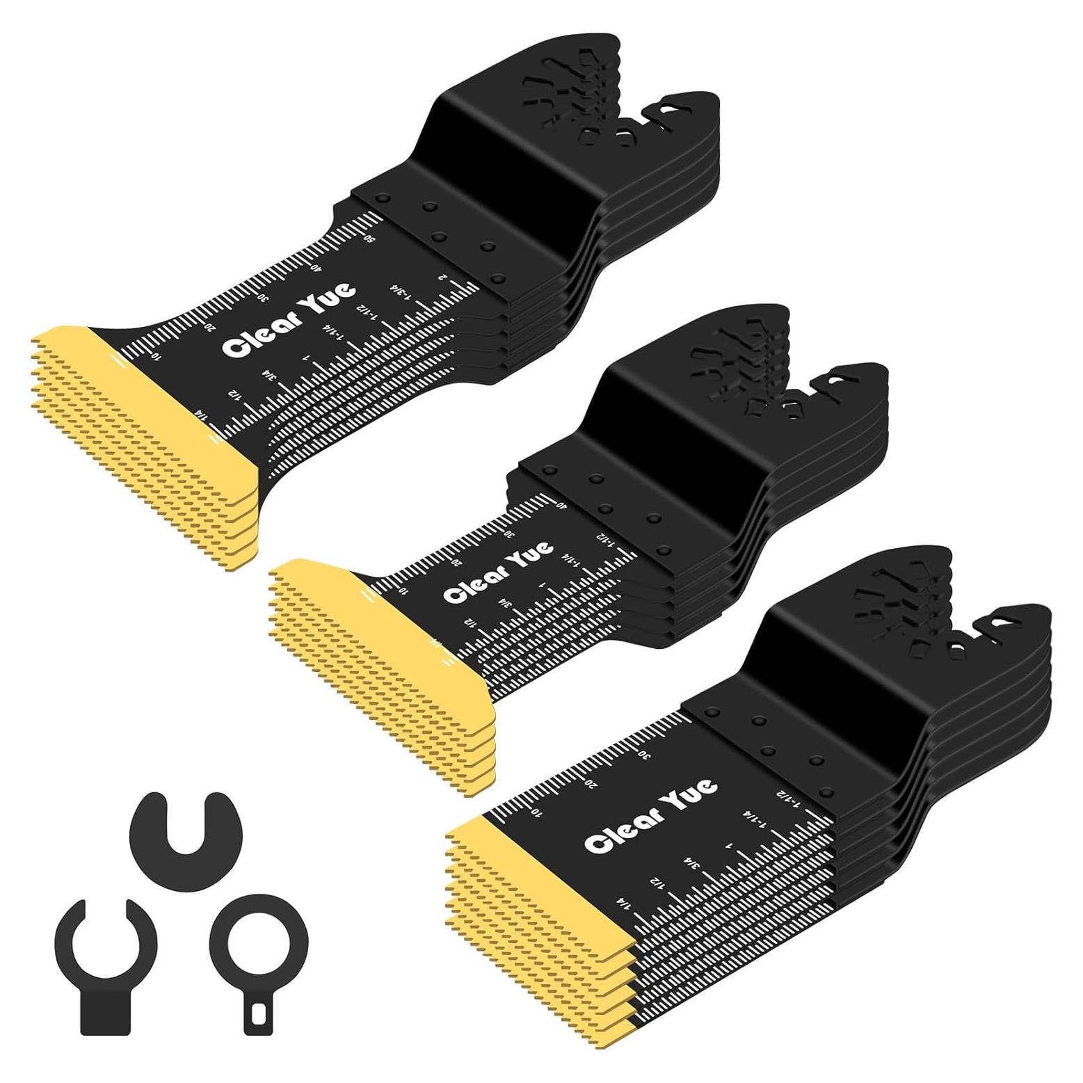 Juego de 16 Hojas de Sierra Oscilante ClearYue para Metal y Madera