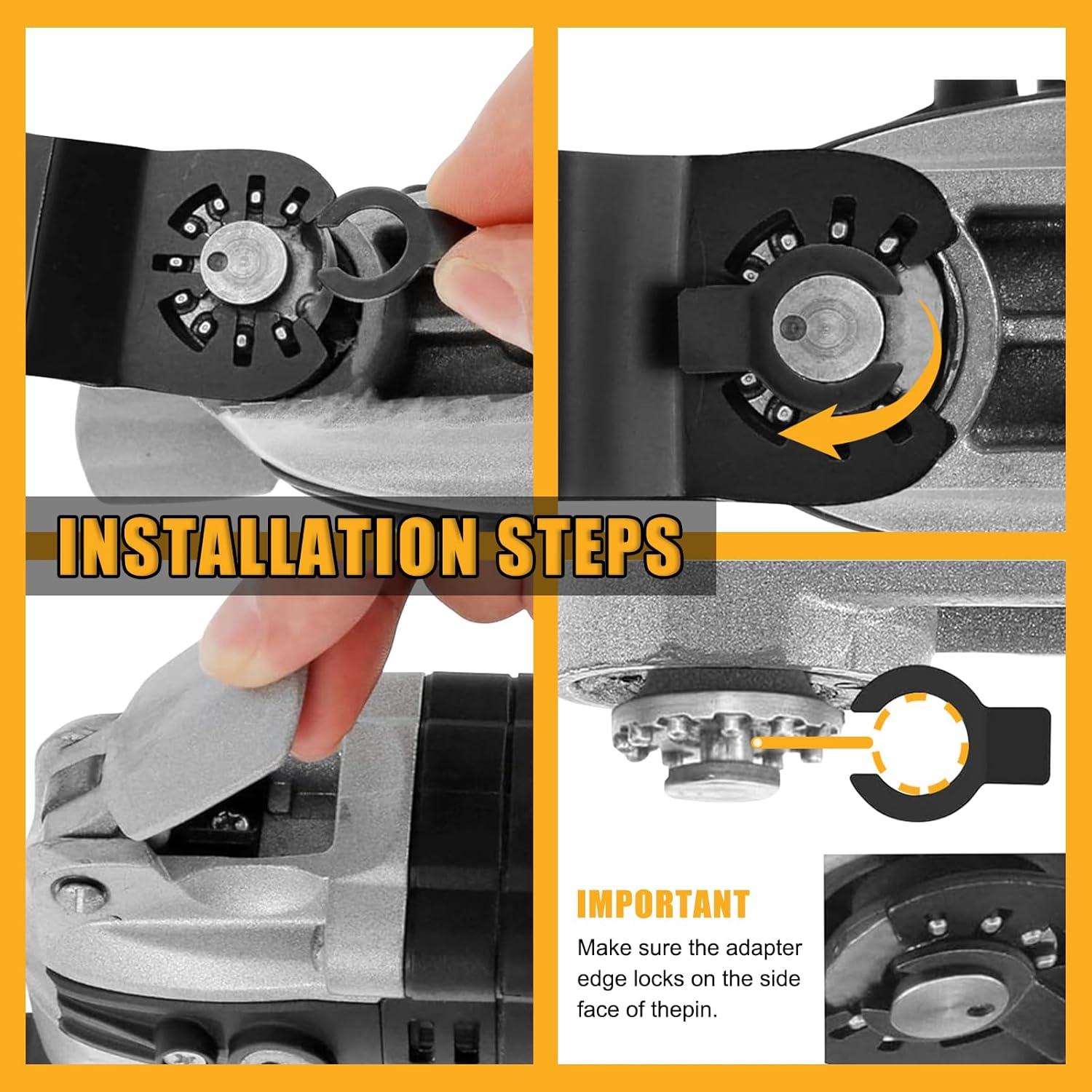Juego de 16 Hojas de Sierra Oscilante ClearYue para Metal y Madera