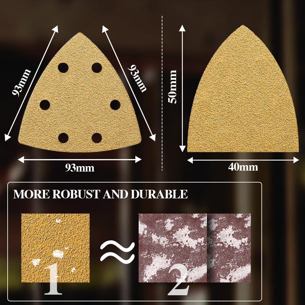 Kit de papel de lija Aozzy 93mm para multi-herramientas